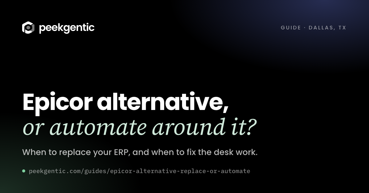 Preview card reading Epicor alternative, or automate around it?